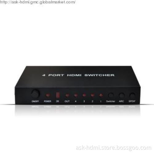 4 input 1 output  HDMI Switcher  4KX2K 1.4V